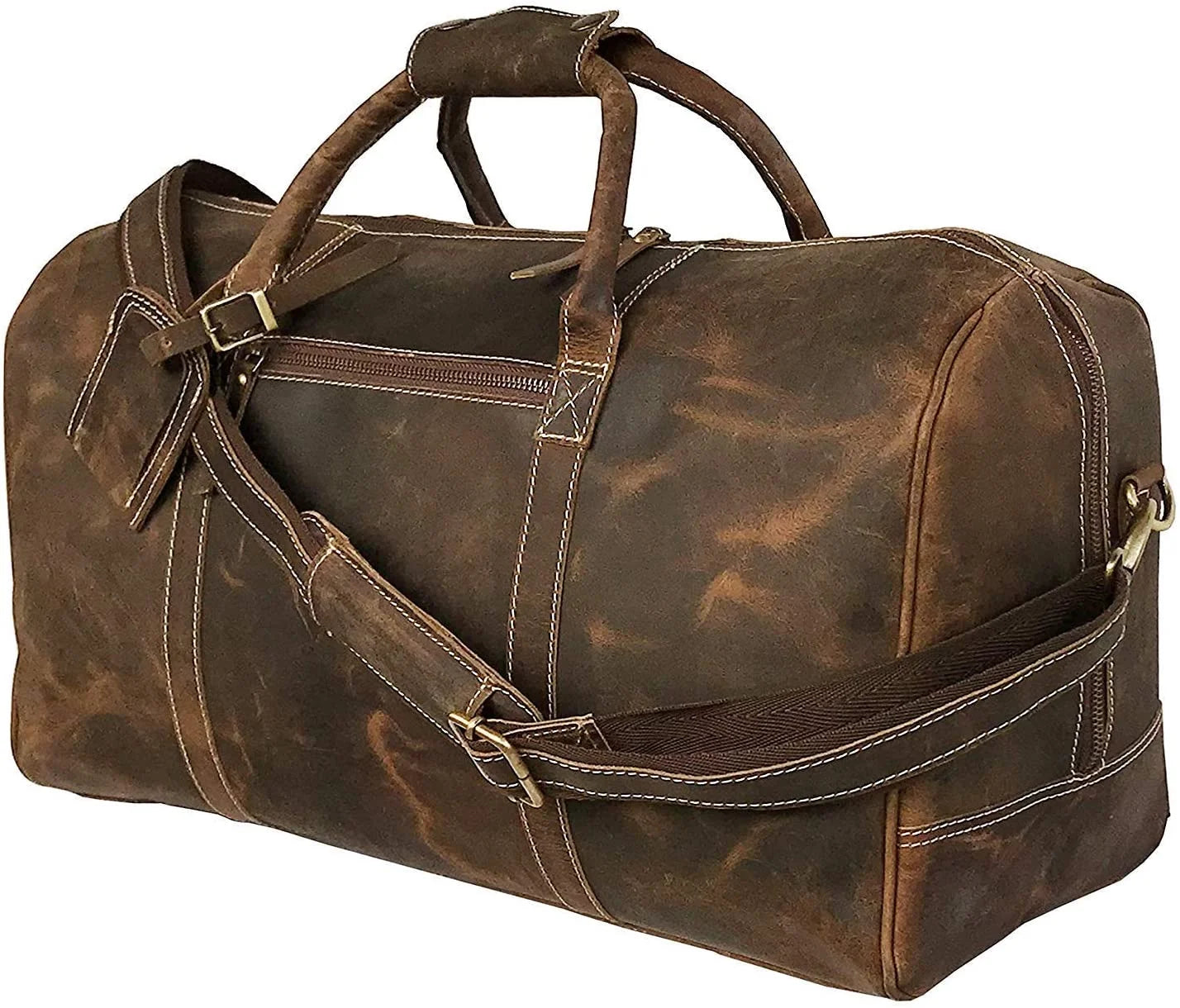 Genuine Leather Duffel Bag