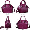 Genuine Leather Handbags for Women Top Handle Satchel Purses Ladies Shoulder Bag Handmade Vintage Crossbody Bag