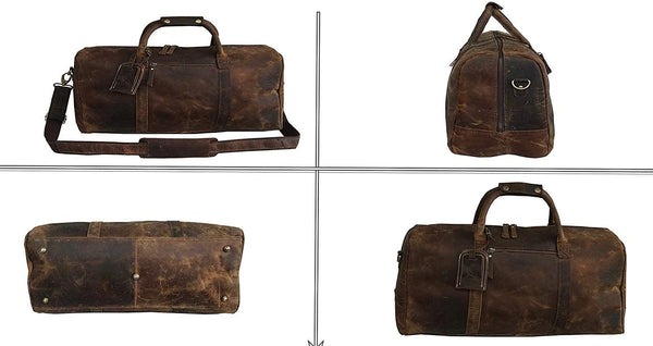 Genuine Leather Duffel Bag