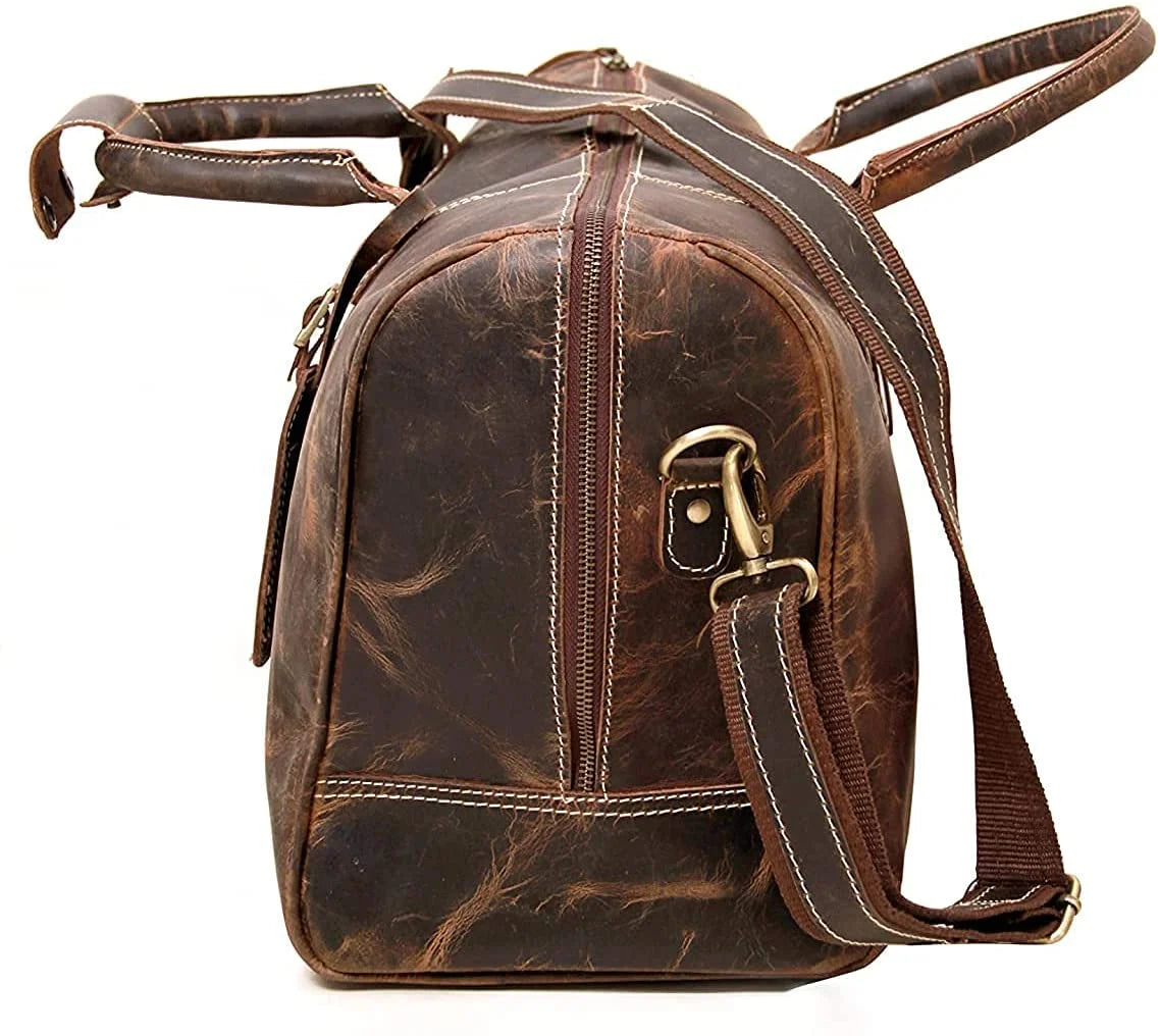 Genuine Leather Duffel Bag