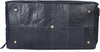 Aaron Leather Duffle Bag for Men, 30L Overnight Weekender Garment Duffel Bags for Travel, Carry on Mens Weekend Bag for Traveling, Gym, Luggage Bag, Perfect Classic Gift for Father'S Day - Navy Blue