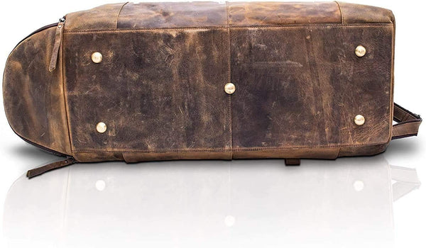 Genuine Leather Travel Duffel Bag