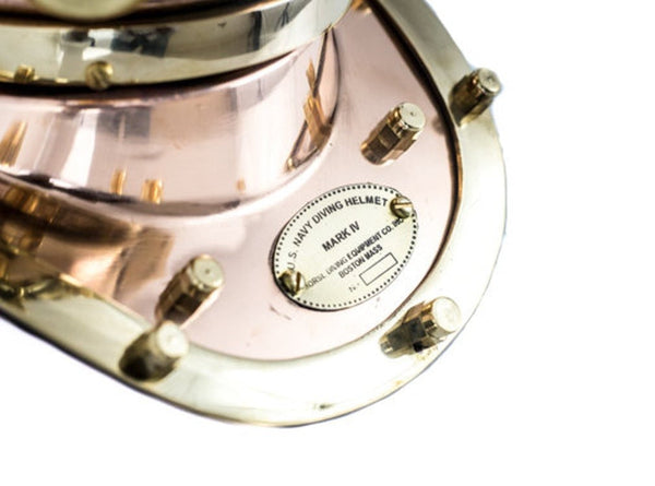 Mini 6" Premium Brass & Copper Mark V Diving Helmet - Perfectly Handcrafted.