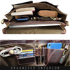 Leather Messenger Bag for Men 16" Laptop Office Business Briefcase Leather Computer Work Bag Shoulder Satchel by