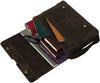 New  Adjustable Straps Vintage Leather 18 Inch Briefcase Shoulder Laptop Bag