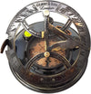 Nautical Sundial Compass in Rosewood Case – Vintage Gift for Explorers