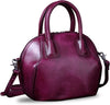 Genuine Leather Handbags for Women Top Handle Satchel Purses Ladies Shoulder Bag Handmade Vintage Crossbody Bag