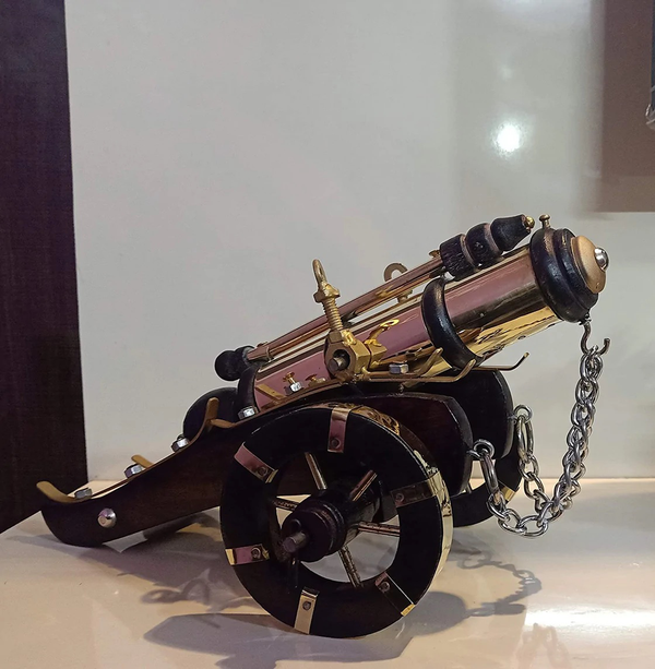 Handcrafted Wooden Cannon