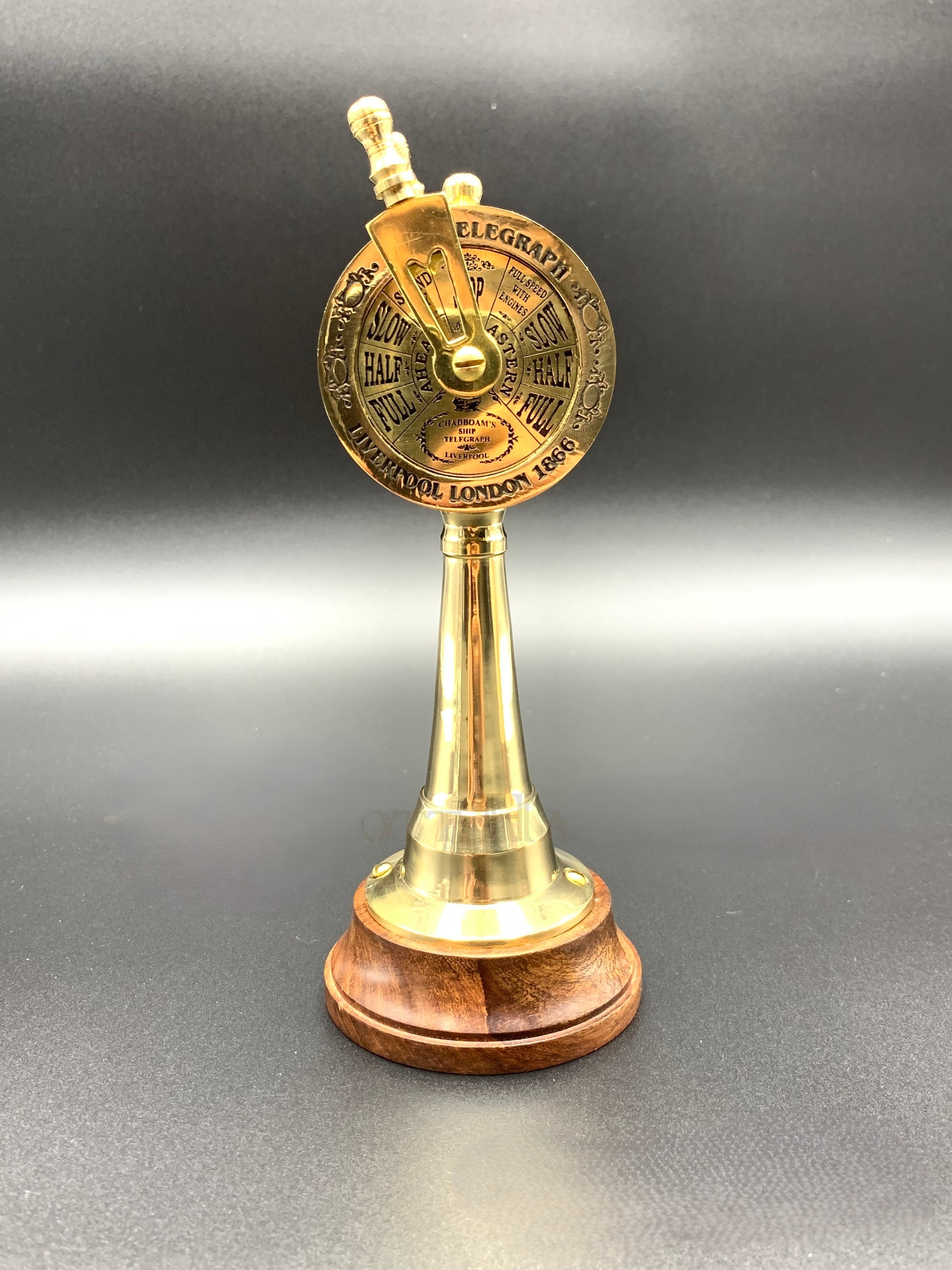 Nautical Brass Antique finish Brass Telegraph
