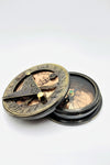 Handcrafted Stanley London Replica sundial compass with wooden box