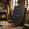 Handcrafted Tree of Life Viking Shield Wall Decor – Medieval Wooden Shield Art