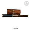 Vintage model Brass Pocket Telescope With Wooden Box