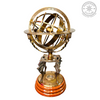 Large Brass Armillary Sphere 18" with Compass – Antique Nautical Globe & Astrolabe Decor