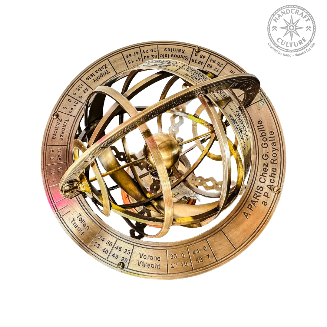 Large Brass Armillary Sphere 18