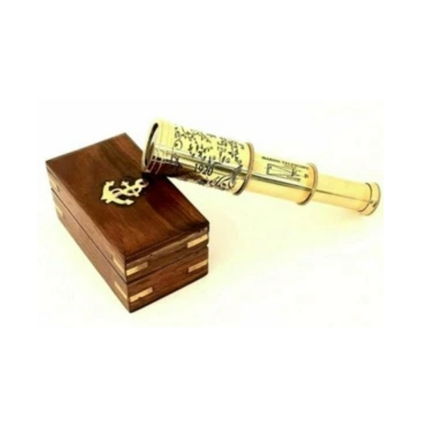 Dolland 1920 Nautical Telescope 6 inch - Wooden Box