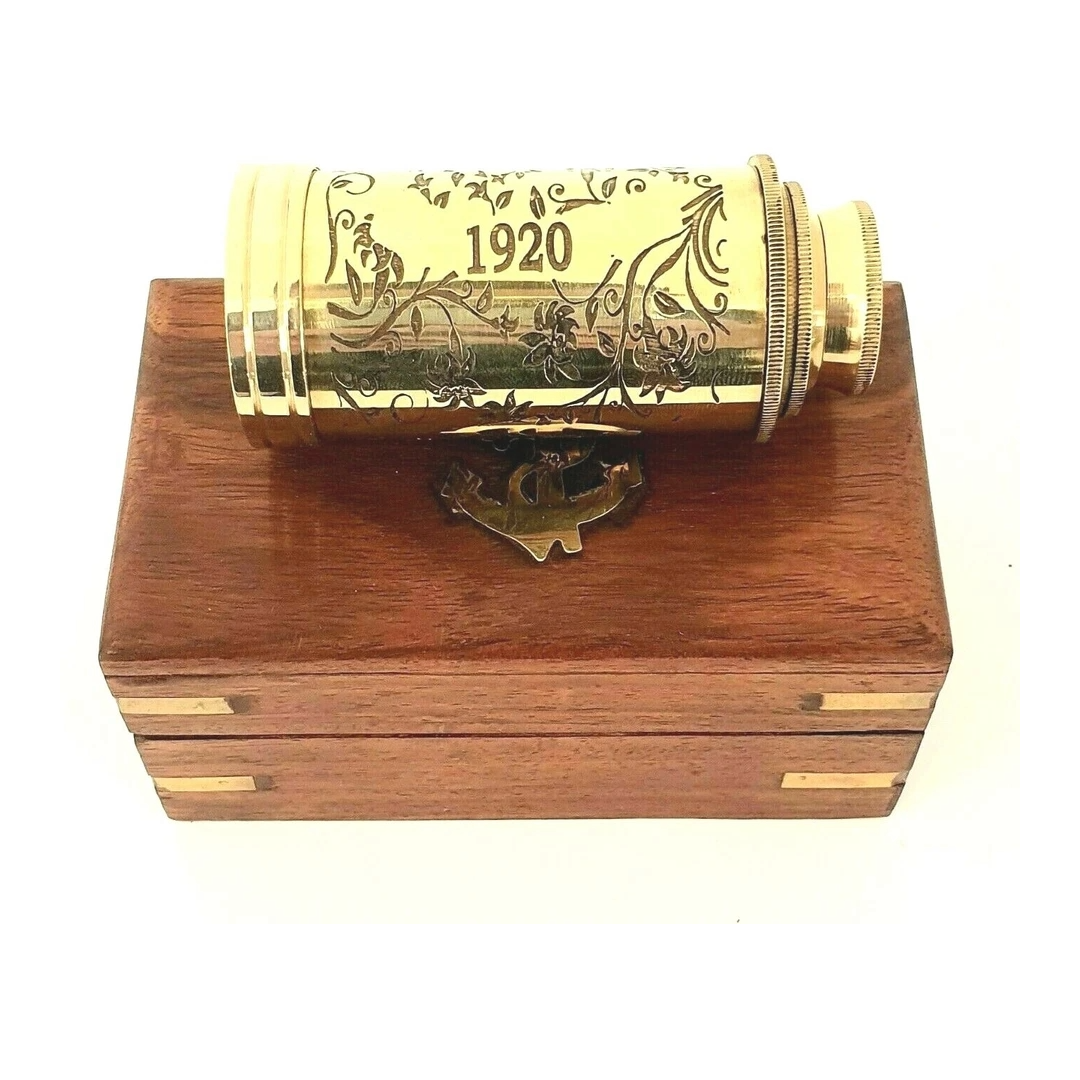 Dolland 1920 Nautical Telescope 6 inch - Wooden Box
