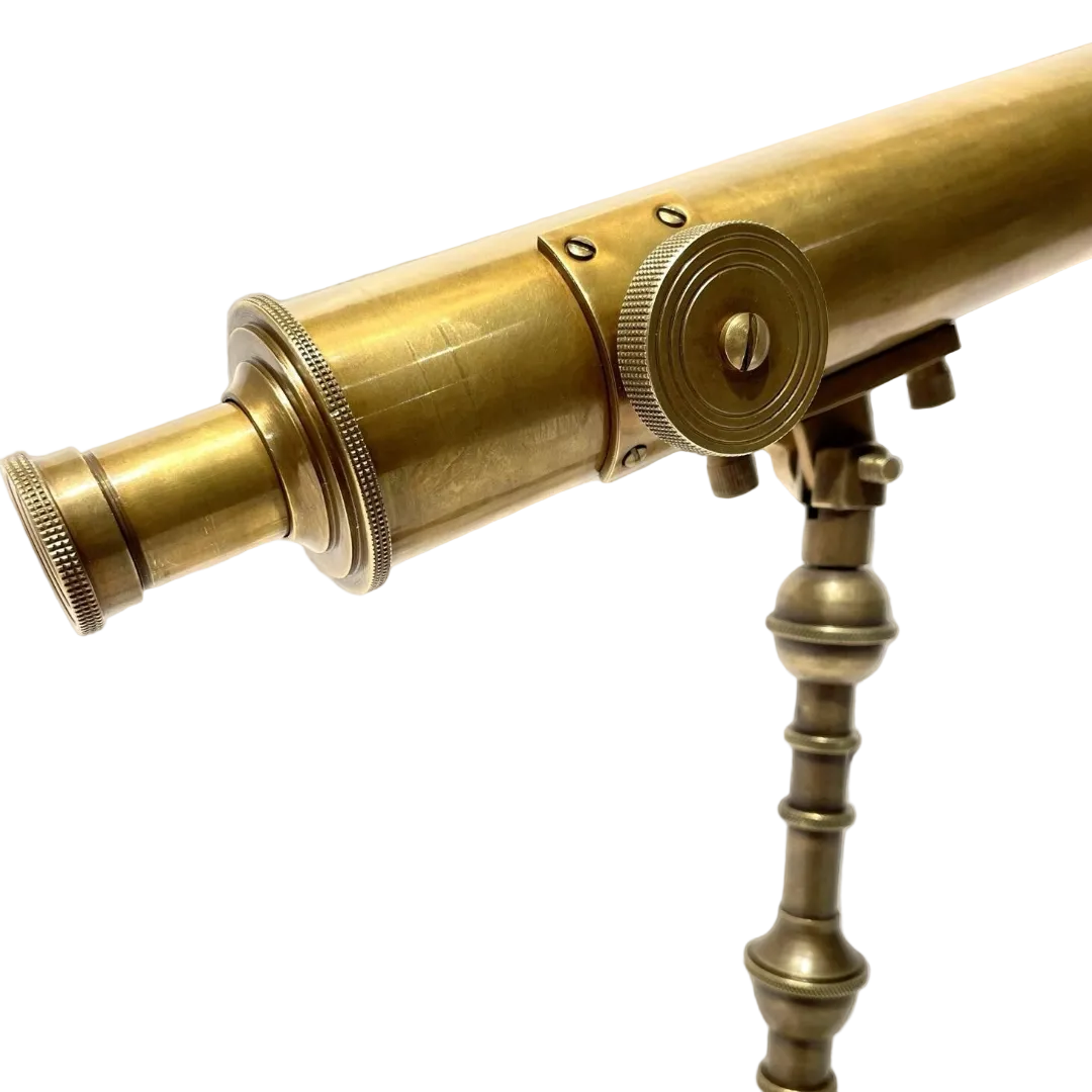Tripod Telescope Brass Antique Finish - Handcrafted
