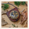 PERSONALIZED SUNDIAL COMPASS - CUSTOMIZABLE ENGRAVING  GIFT WITH BAG