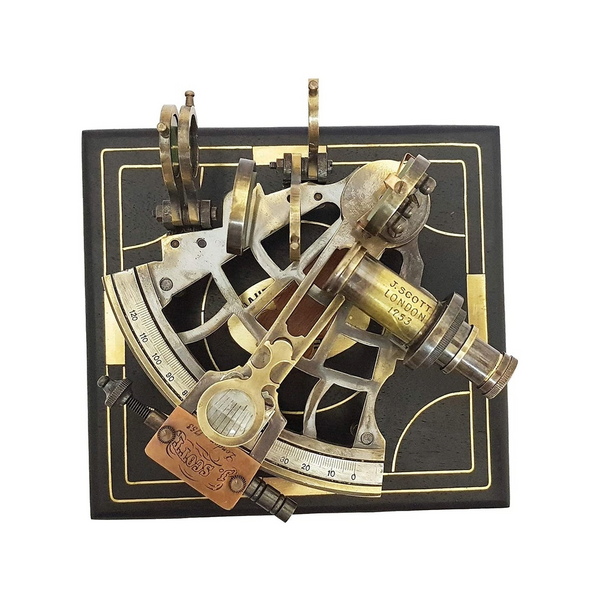 Functional Maritime Sextant – Antique Brass Replica for Collectors & Explorers