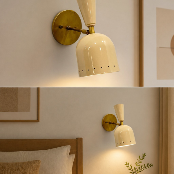 Mid Century Wall Lamp Handmade Swing Arm Wall Light