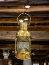 Antique Finish Nautical Ship Lantern Lamp, Maritime Charm for Your Home or Boat
