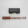Antique Royal navy LONDON 1915 Model Brass Telescope with Wooden Box Vintage Maritime Collapsing Spyglass