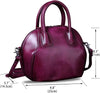 Genuine Leather Handbags for Women Top Handle Satchel Purses Ladies Shoulder Bag Handmade Vintage Crossbody Bag
