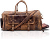 Genuine Leather Travel Duffel Bag