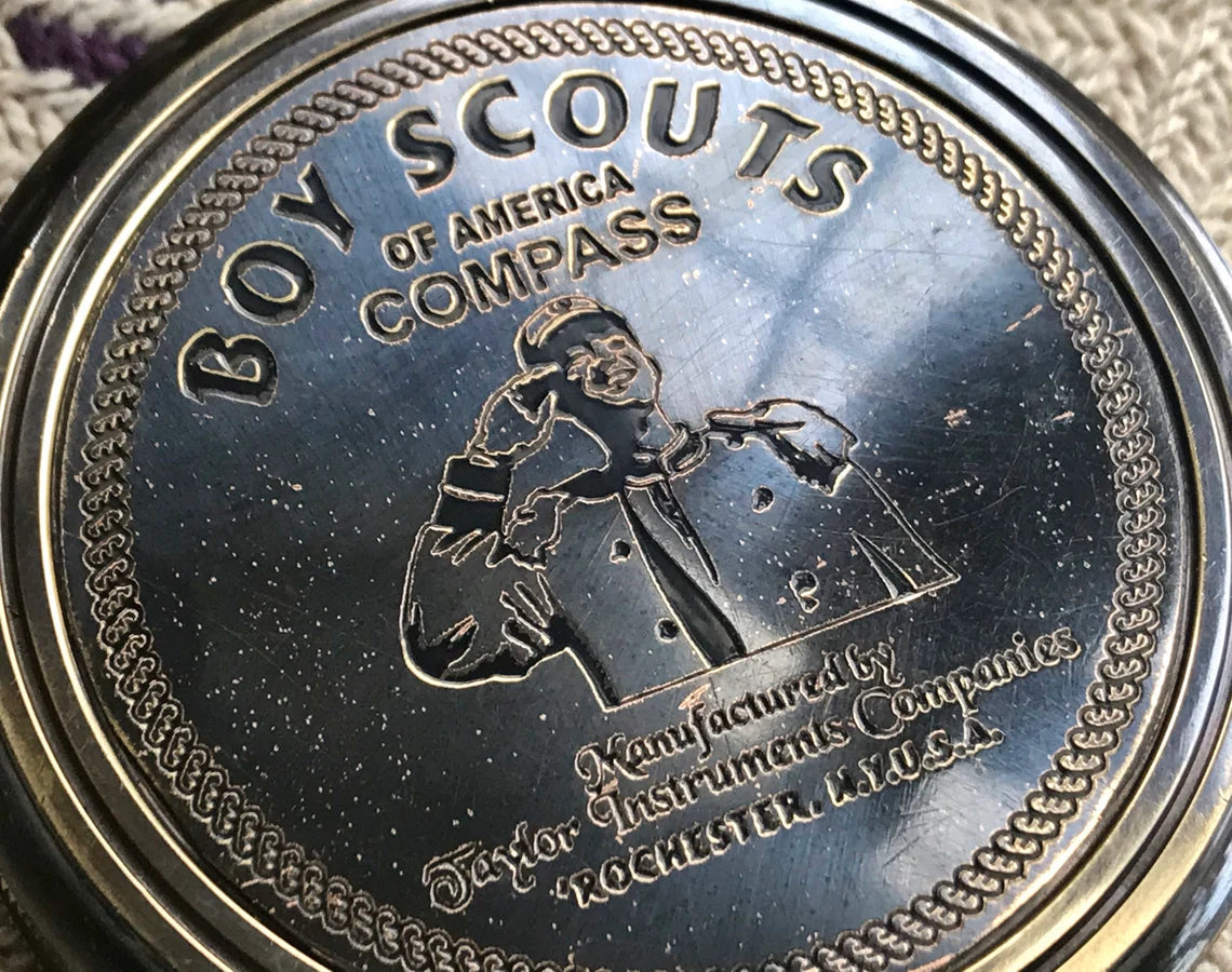 Handcrafted Boy Scouts Compass