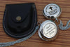 Personalized Brass Compass – Custom Engraved Gift with Leather Pouch