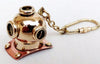 Brass Diving helmet keychain