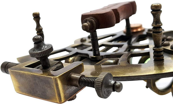 Functional Maritime Sextant – Antique Brass Replica for Collectors & Explorers