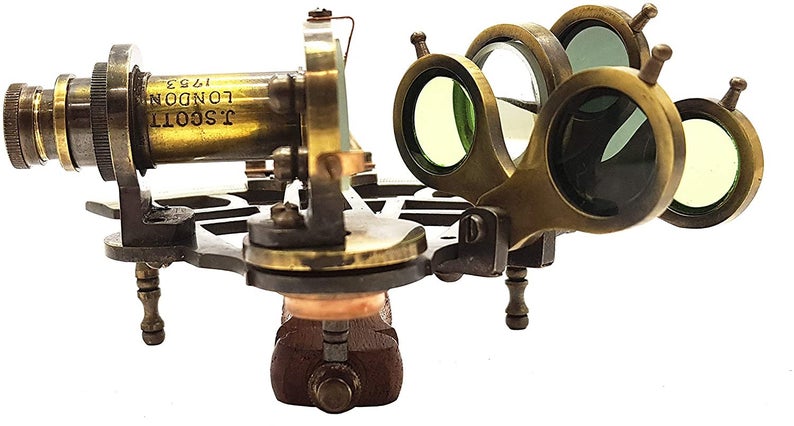 Functional Maritime Sextant – Antique Brass Replica for Collectors & Explorers