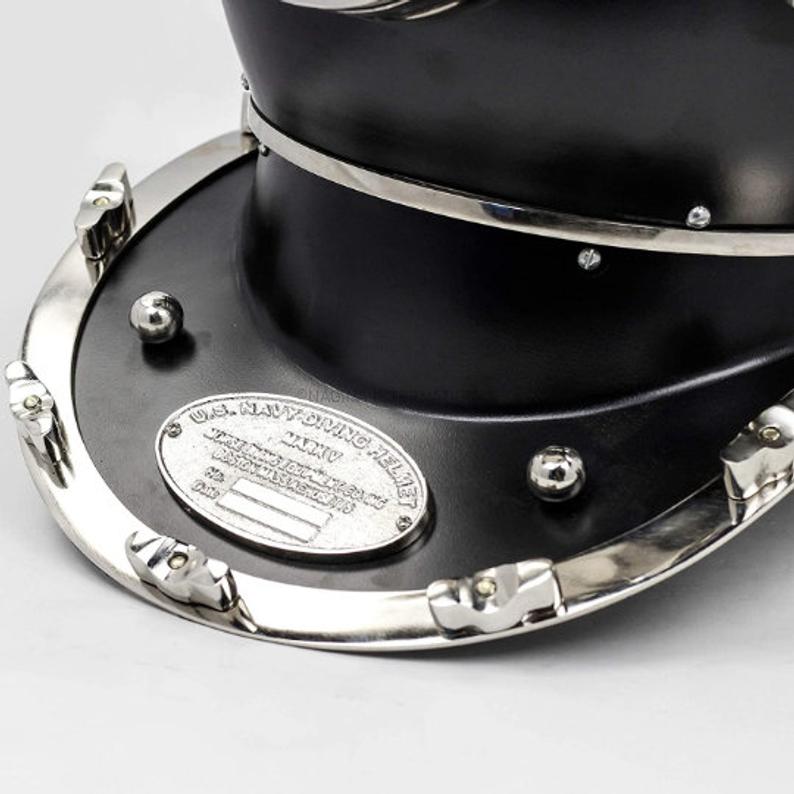 Black US Navy Diving Helmet - Mark V |  Decorative Diver's Helmet