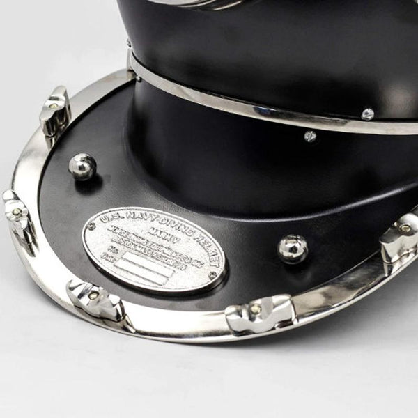 Black US Navy Diving Helmet - Mark V |  Decorative Diver's Helmet
