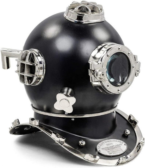 Black US Navy Diving Helmet - Mark V |  Decorative Diver's Helmet