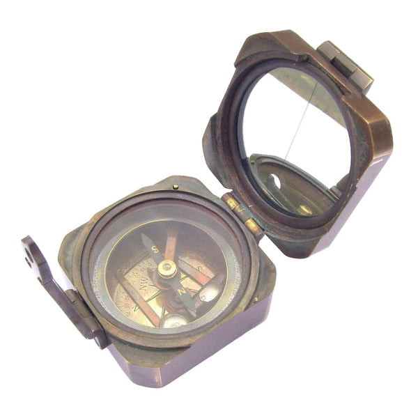 Antique Finish Compass - Kelvin and Hughes 1917 Model