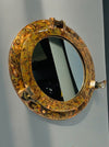Antique Model Rustic Finish 12" Porthole Mirror - Handcrafted, Wall Hanging & Home Decor