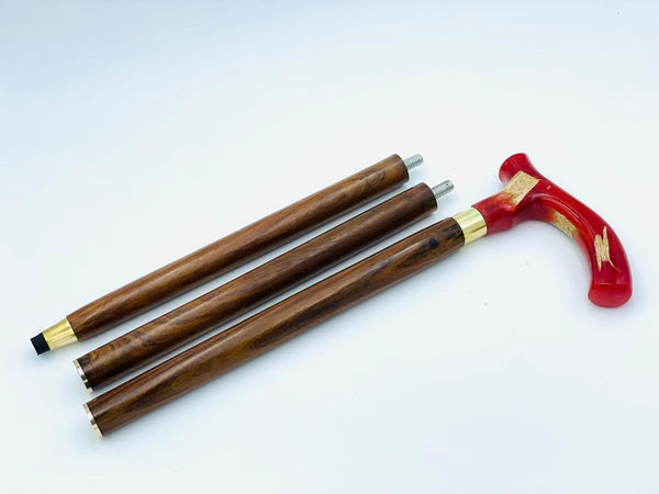 Premium Royal Rosewood Walking Stick