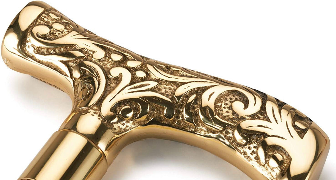Handmade brass DERBY handle ONLY