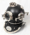 Black US Navy Diving Helmet - Mark V |  Decorative Diver's Helmet