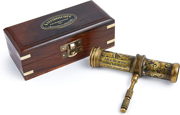 Vintage style handcrafted classic multicolor kaleidoscope