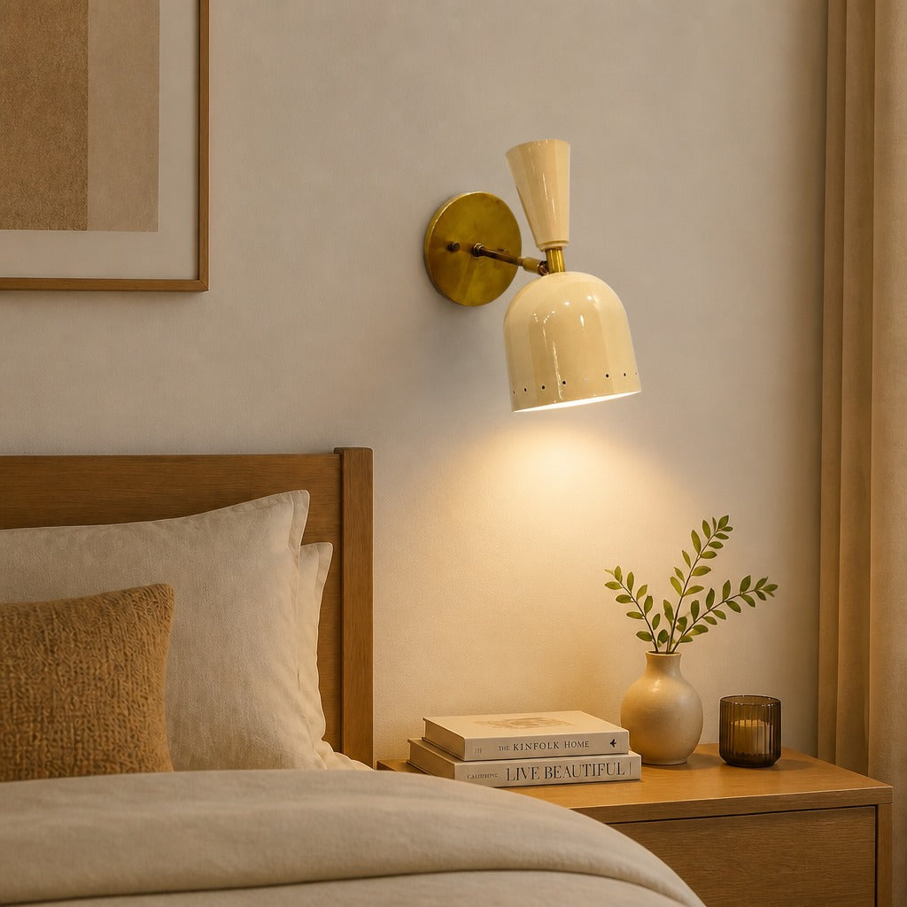 Mid Century Wall Lamp Handmade Swing Arm Wall Light