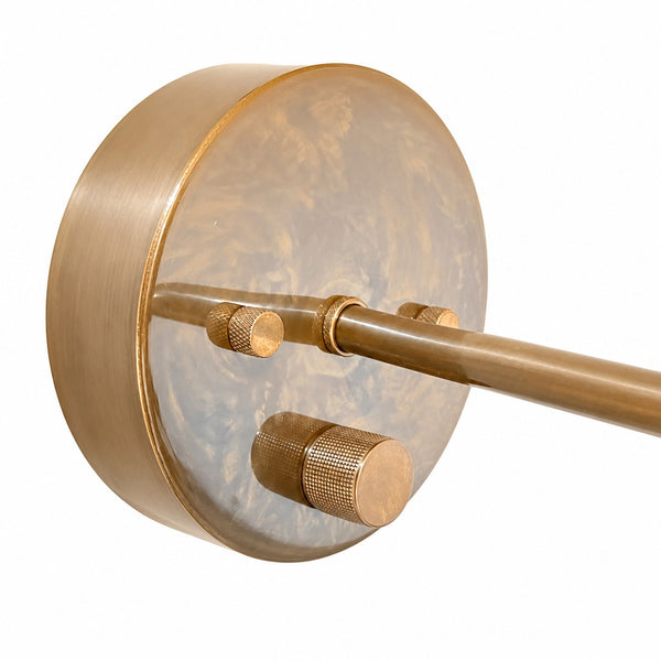 Handmade Brass Swing Arm Wall Light, Modern Sconce, Stillnovo Style