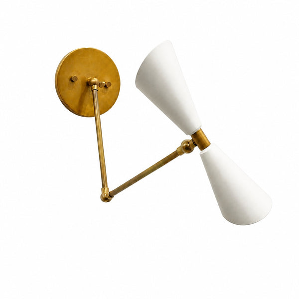 Mid Century Wall Lamp Brass Wall Sconce