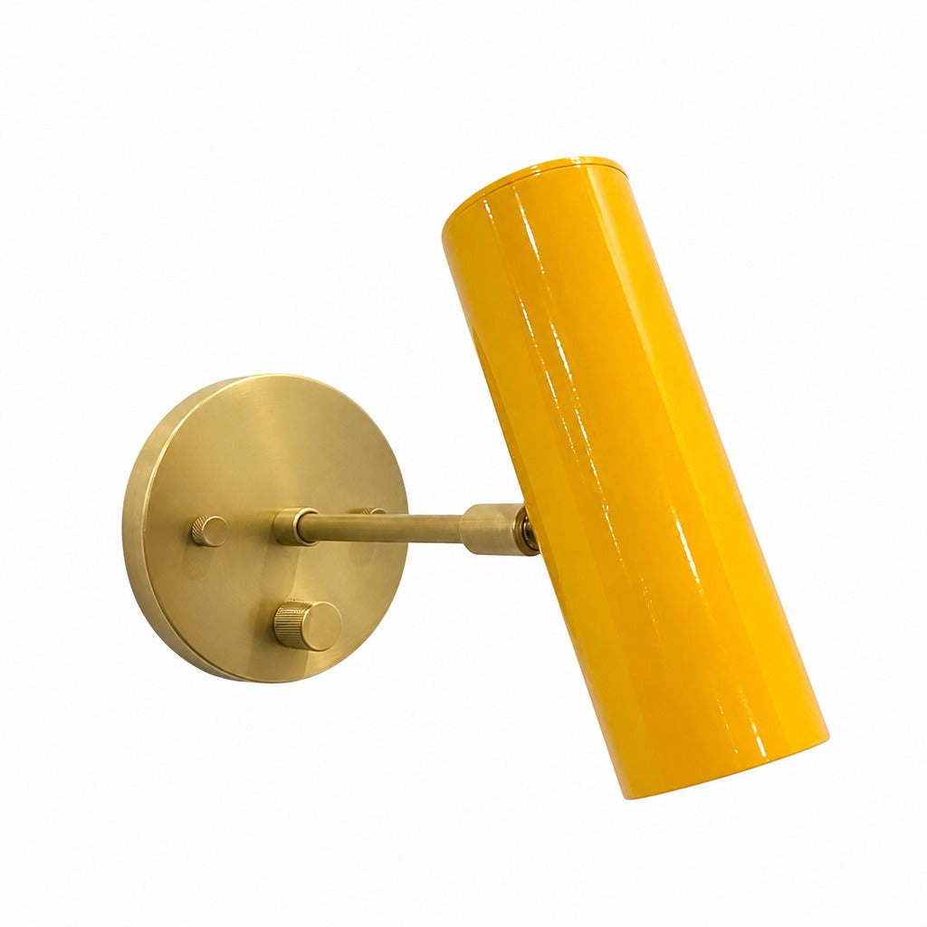 Cylinder Shade Wall Lamp Handmade Brass Wall Light With Dimmer