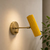 Cylinder Shade Wall Lamp Handmade Brass Wall Light With Dimmer